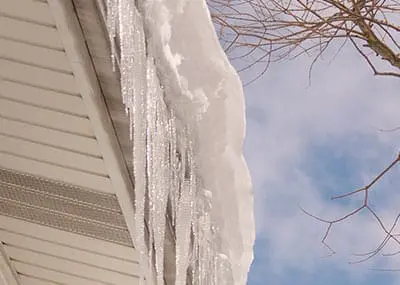 Read more about the article Why Is Ice Building Up in My Gutters?