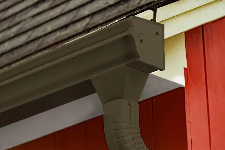 gutter shutter gutter in the color musket brown