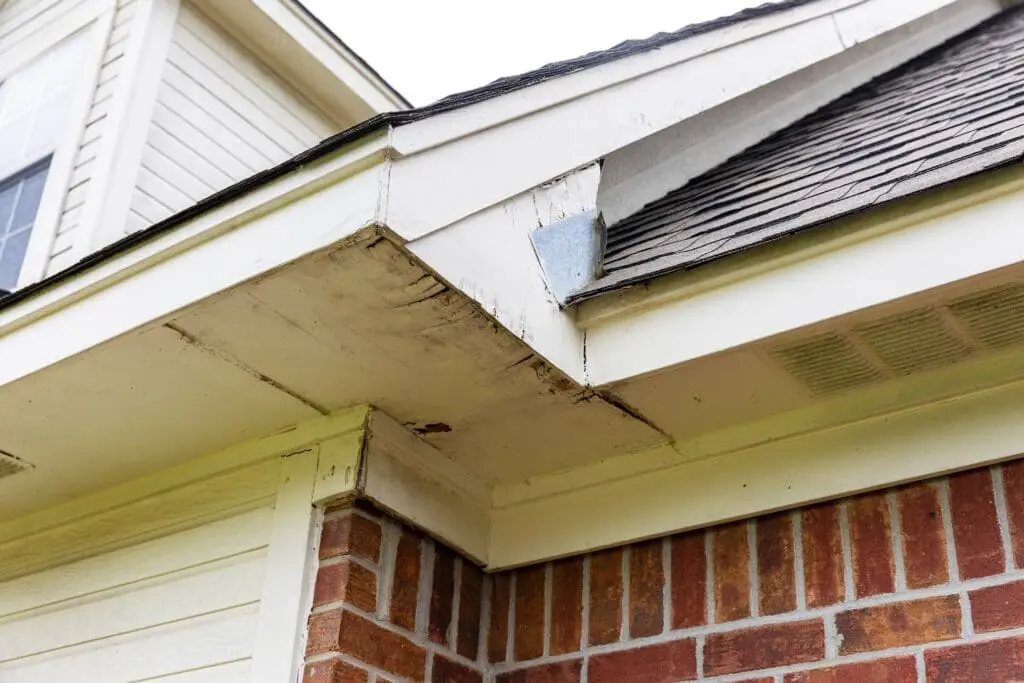 damaged soffit