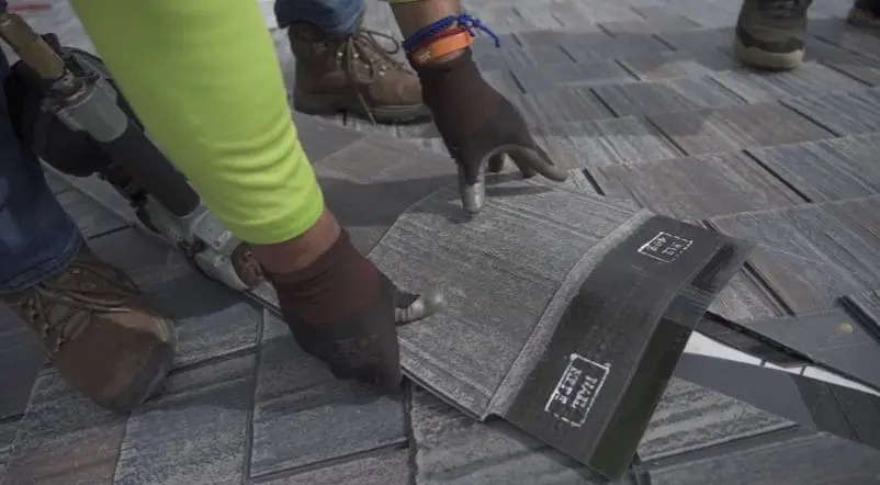 installing synthetic shingles