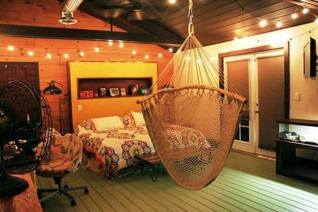 Hanging Hammock Chair Indoors, How To Fix A Hanging Chair The Ceiling