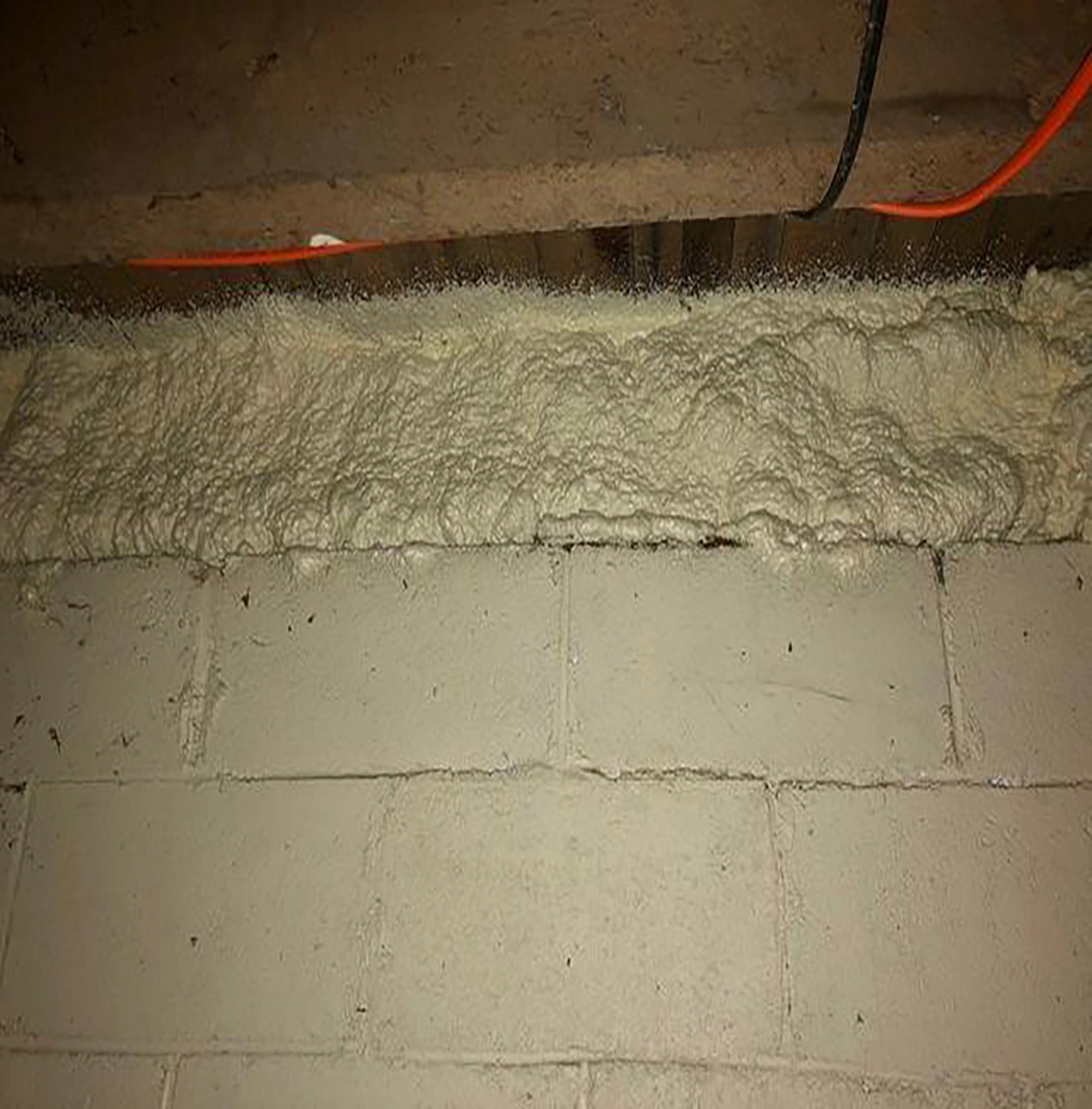 after picture of proper insulation with larson home services