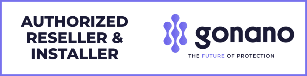 gonano authorized reseller & installer badge