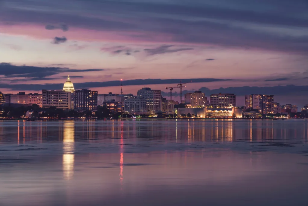 Madison Wisconsin Cityscape